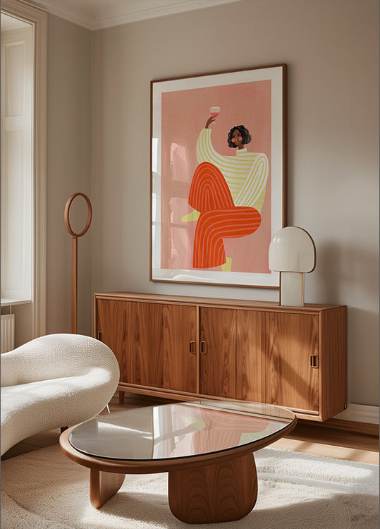 The Woman With The Glass of Wine