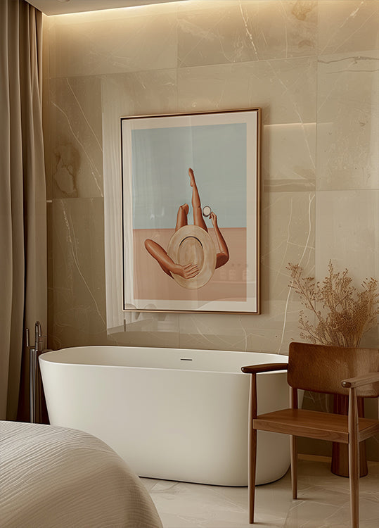 Poolside Girl  Plakat