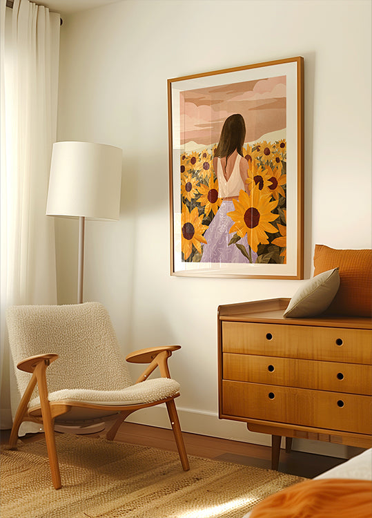 Sunflower Evenings Plakat