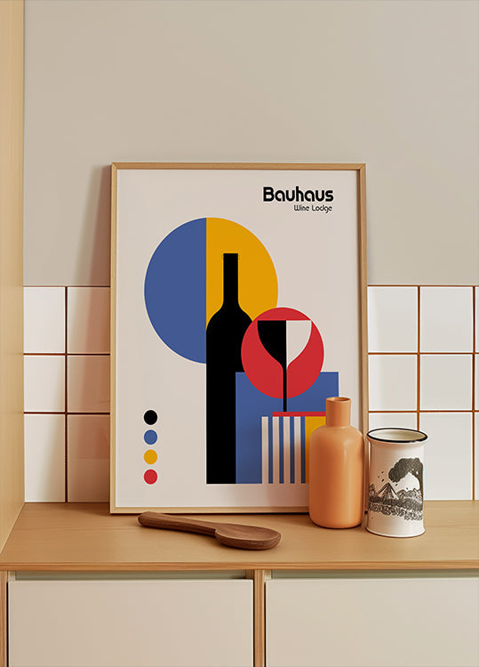 Bauhaus Wine Lodge Plakat