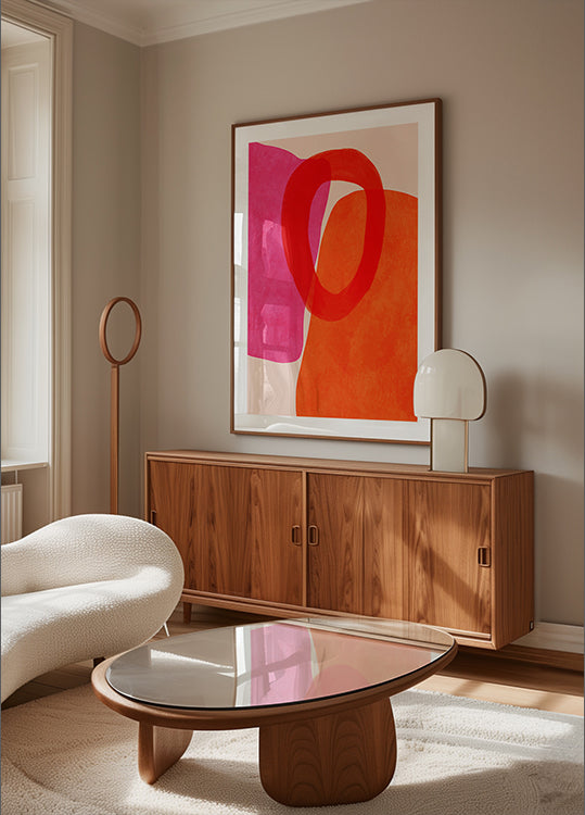 Painted Lines 5 Kopie Plakat