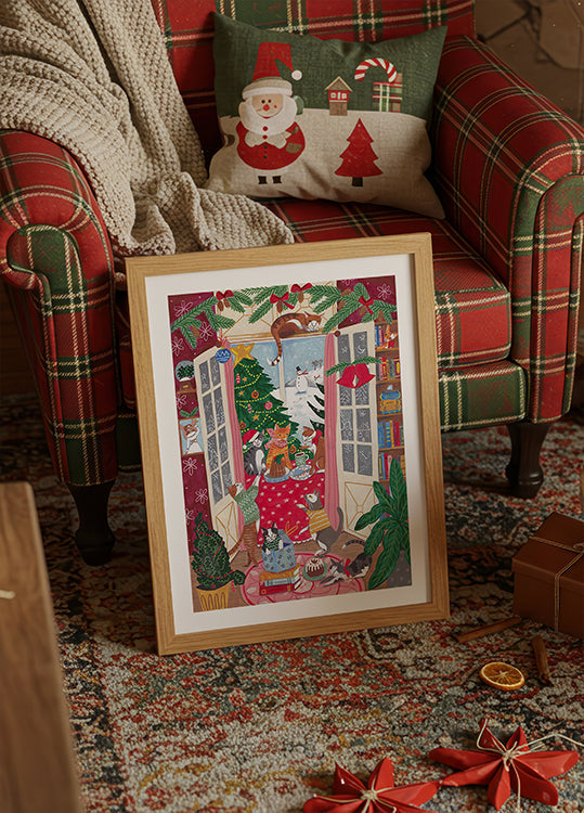 Cats in the Window Plakat