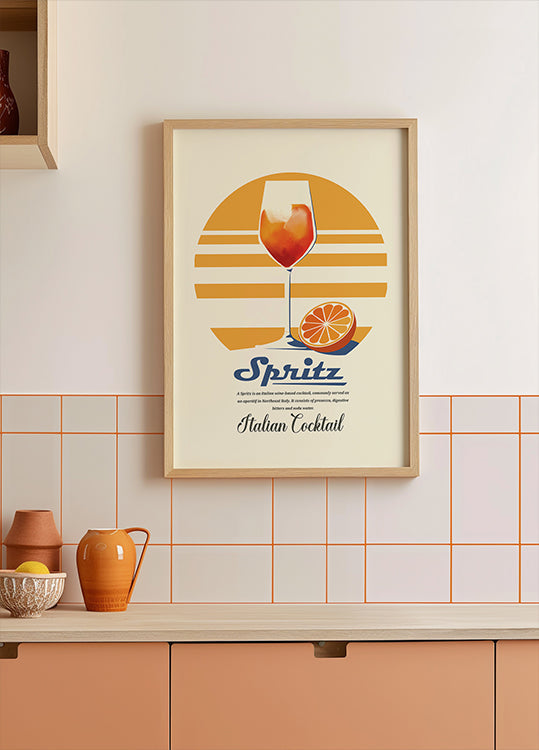 Spritz summer print Plakat