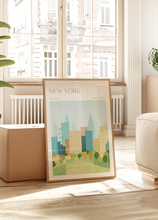 New York, Central Park Plakat