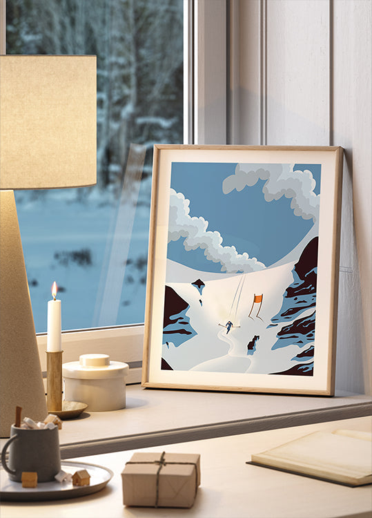 Snowy Mountain Plakat