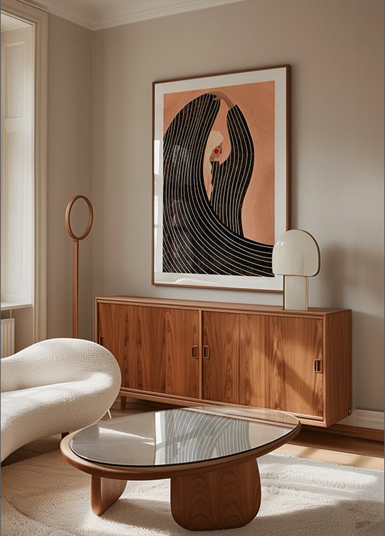 The Woman With the Black Dress Plakat