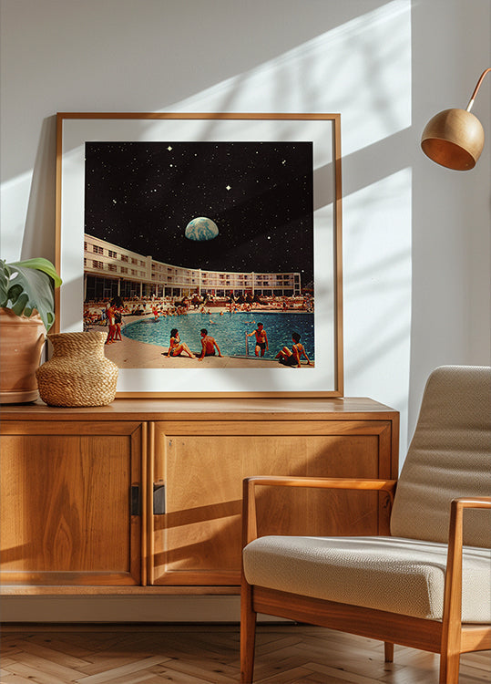 Lunar Pool Plakat - Posterbox