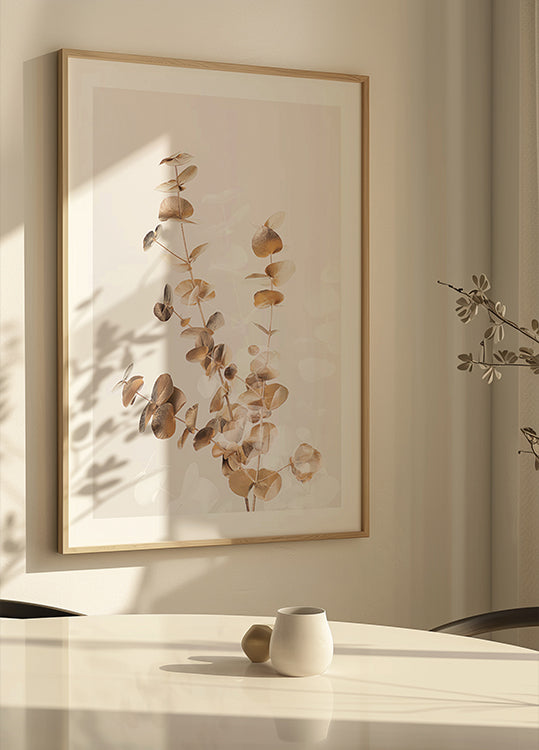 Eucalyptus Creative Gold 03 Plakat