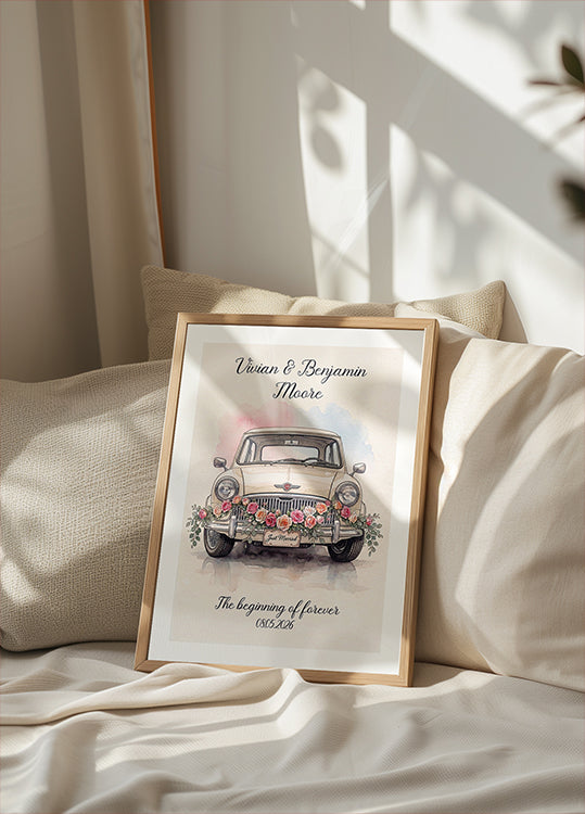 Just Married Personal Plakat