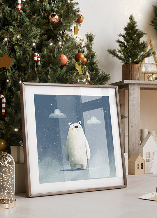 Happy polar bear no 02 Plakat