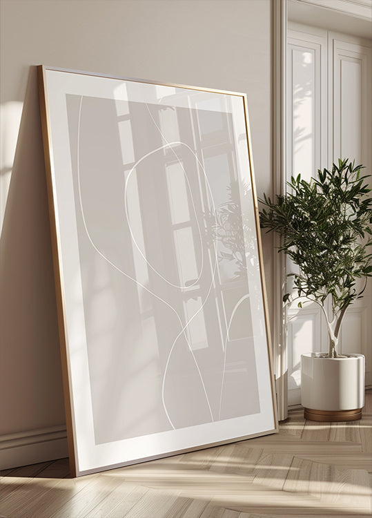 Flowing Lines Harmony Plakat