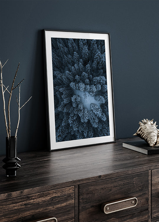 Texture of the forest Plakat