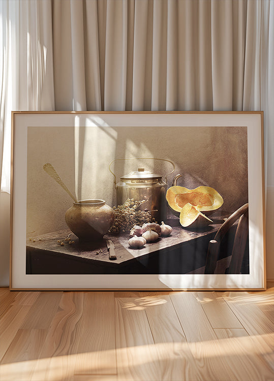 Still life with Pumpkins#15c Plakat