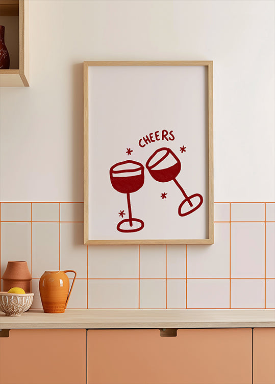 Wine Glass Celebration Plakat