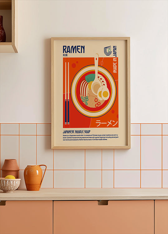 Ramen Japanese Food Print Plakat