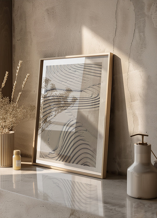 Mud Texture 14 Beige  Plakat