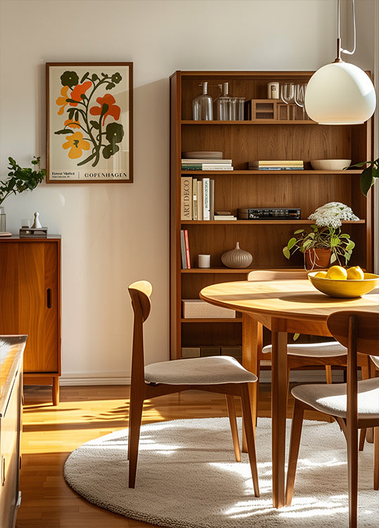 Flower Market. Copenhagen Plakat