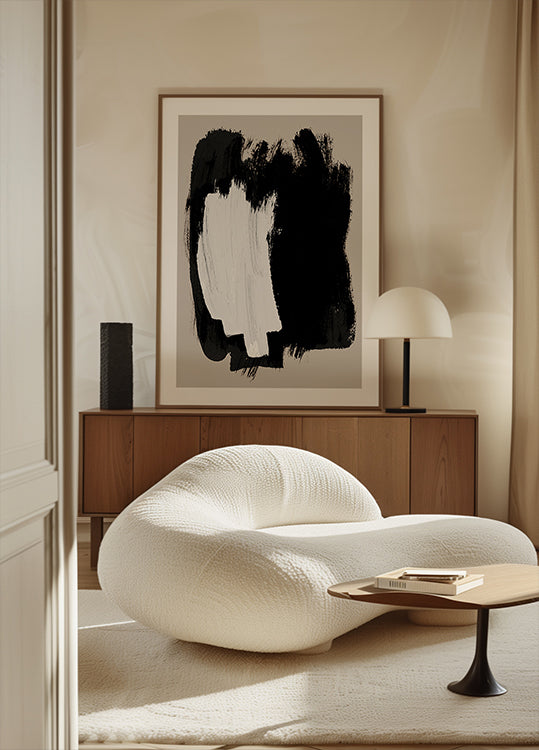 Abstract brush Plakat