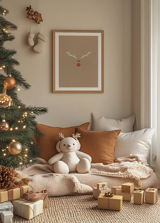Christmas Reindeer Plakat