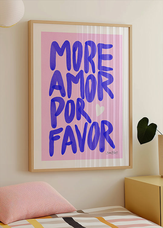 More Amor Por Favor Plakat