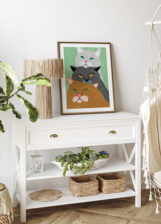 Cat Trio Plakat