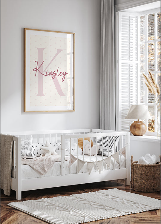 Personalized Initial Name Plakat