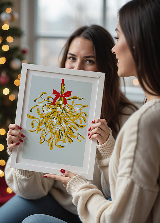 Mistletoe for Christmas Plakat