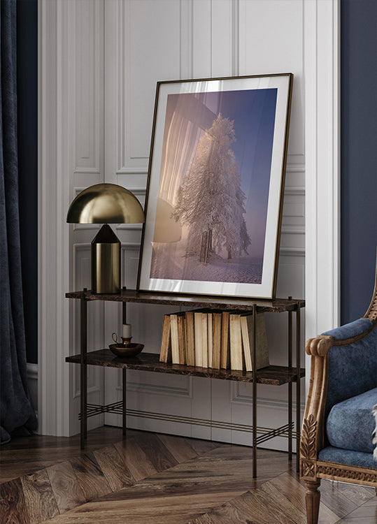 winter poetry in the morning light Plakat