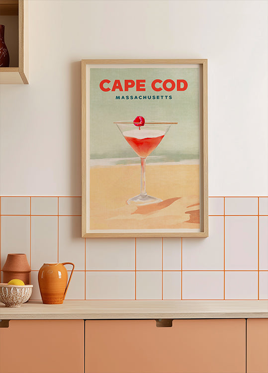 Cape Cod Cocktail Tall Plakat