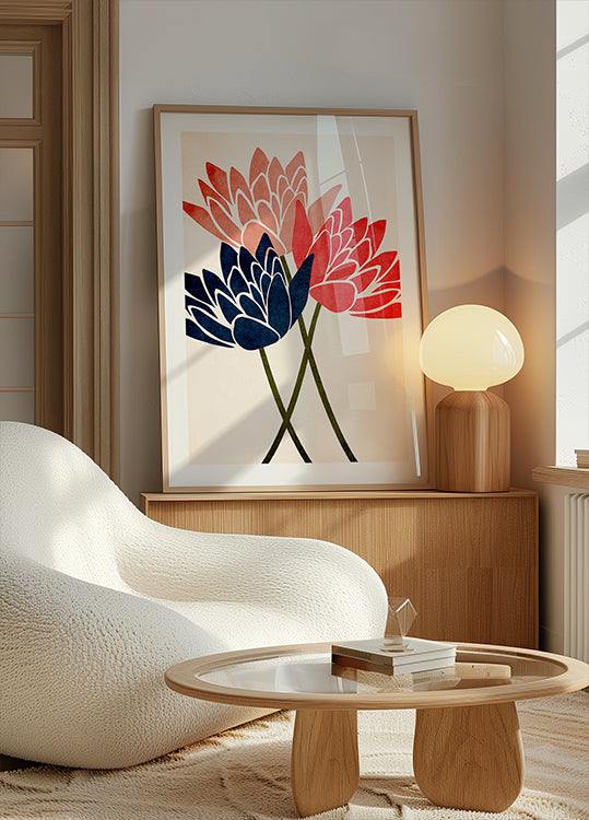 Three Dancing Blossoms