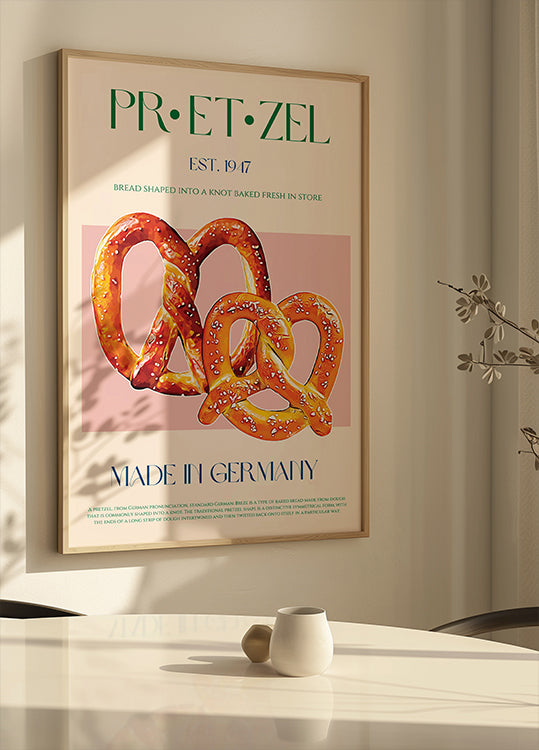 Pretzel Delight Plakat