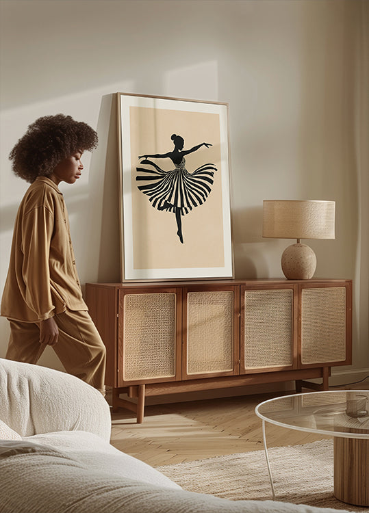 Dancing Silhouette Plakat