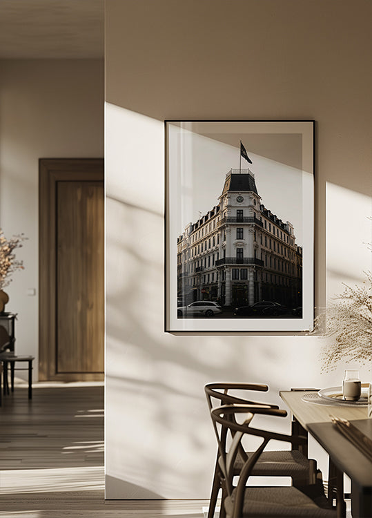 Copenhagen Historic Building Evening Plakat