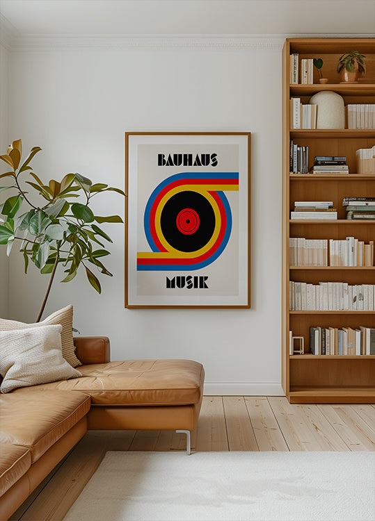 Bauhaus Musik Vinyl Plakat