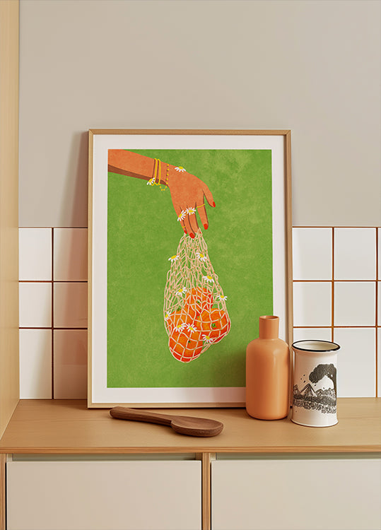 Fresh Oranges Plakat