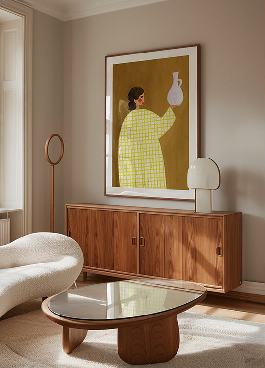 The Woman With Vase Plakat