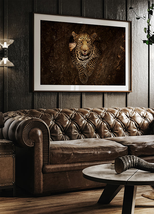 Leopard Resting on a Tree at Masai Mara