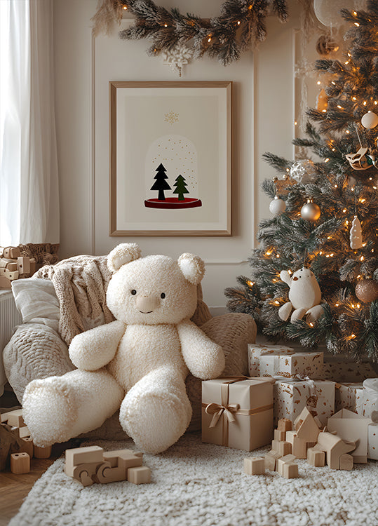 Dancing Snowflakes Plakat - Posterbox