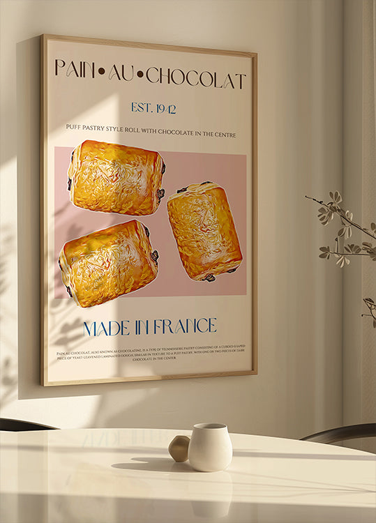 Pain Au Chocolat Delight Plakat