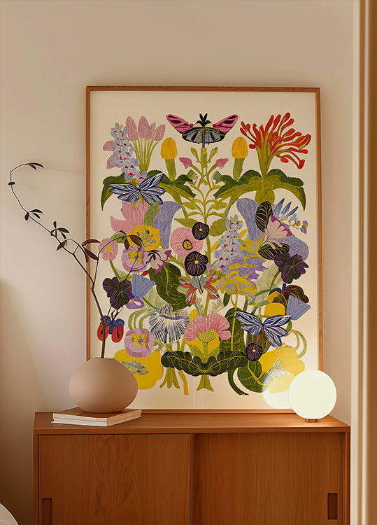 Abstract Autumn Floral