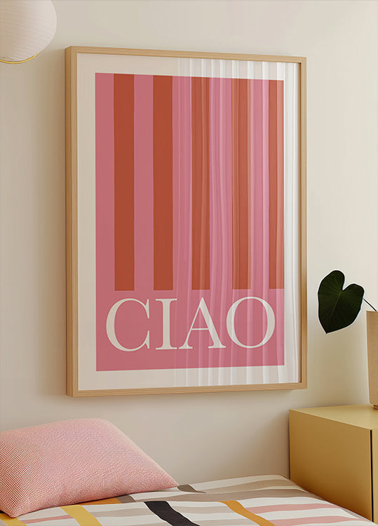 Ciao Stripes Plakat