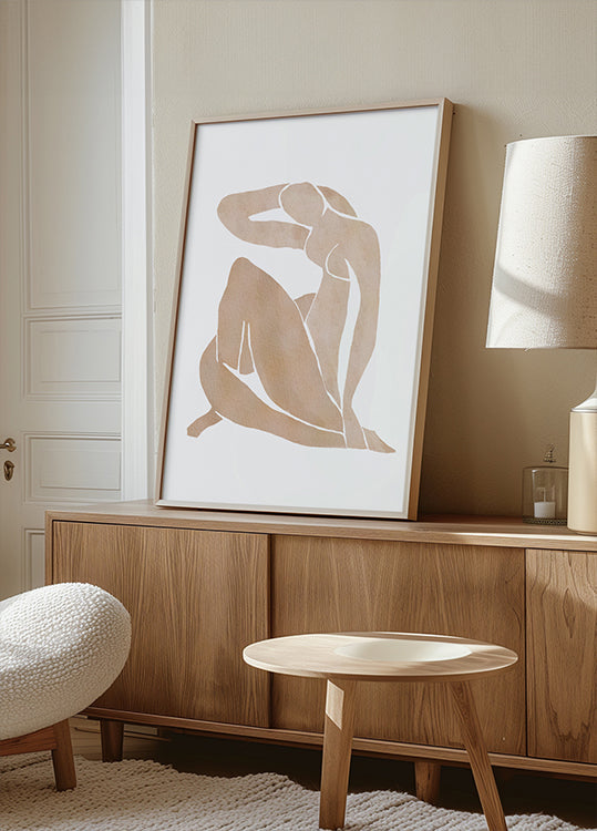 Women Shape Abstract Art Plakat