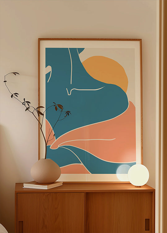 Blue Shoulder Plakat