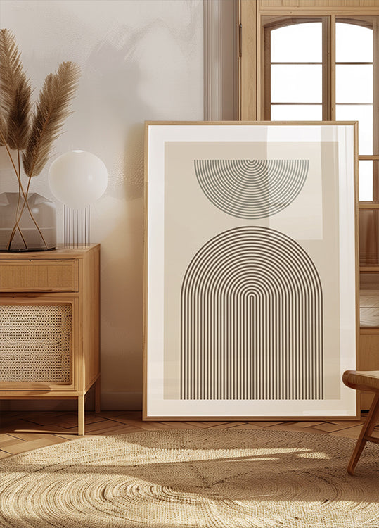 Modern Arch Geometry Plakat