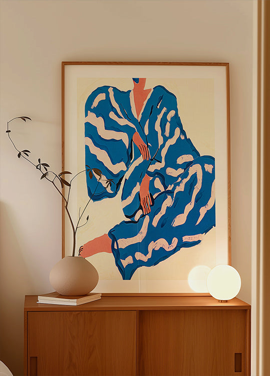 Portrait Indigoreverie Plakat