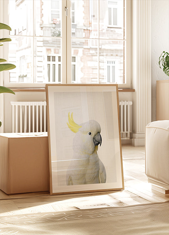 Peekaboo Cockatoo Plakat