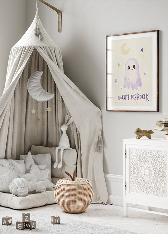 Adorable Ghost Night Plakat