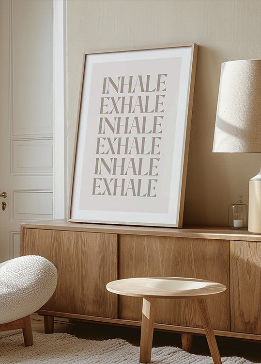 Inhale Exhale Plakat