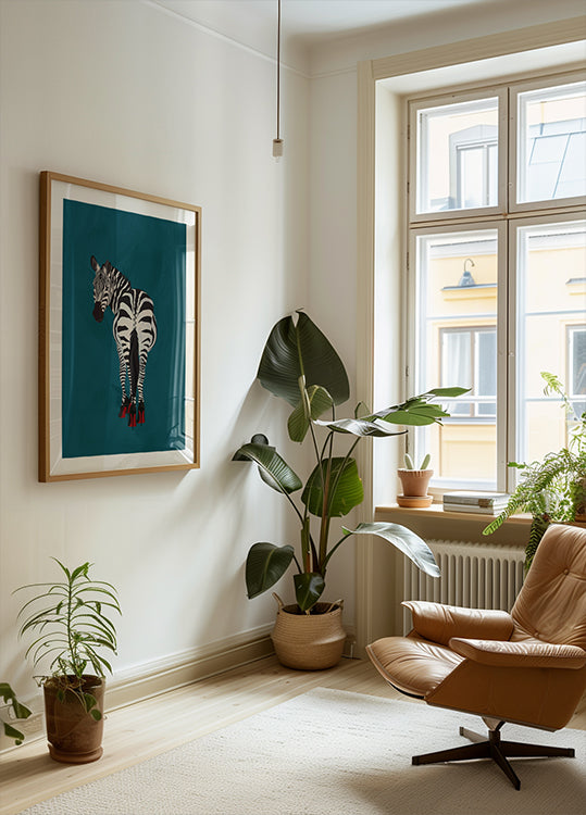 Zebra heels Plakat
