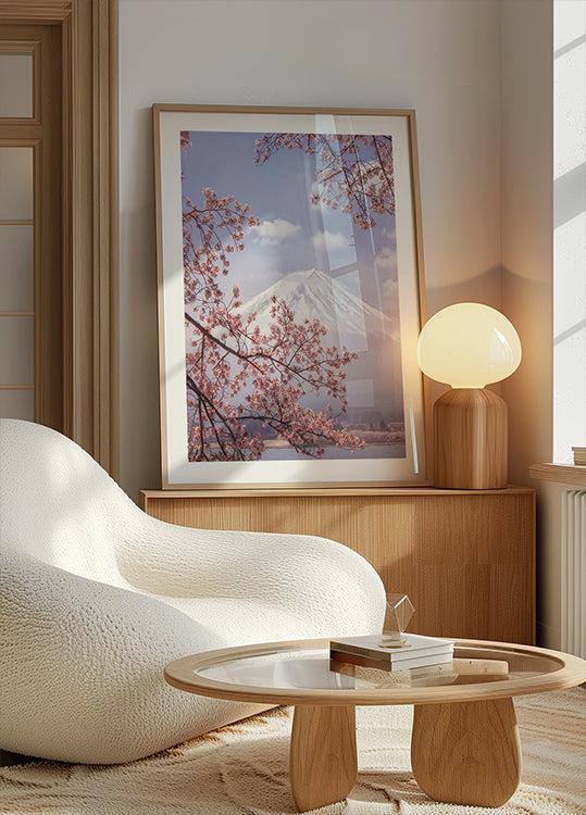 Mt.Fuji in the cherry blossoms Plakat